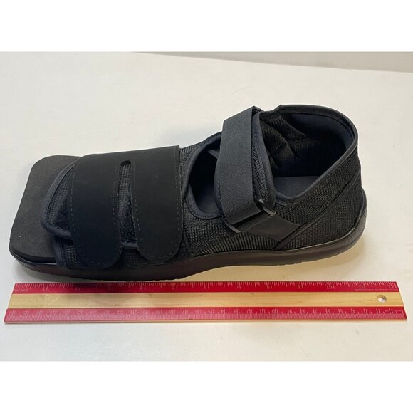 Ossur square toe post op shoe mens medium 11 foot brace medical adult black - Picture 10 of 14
